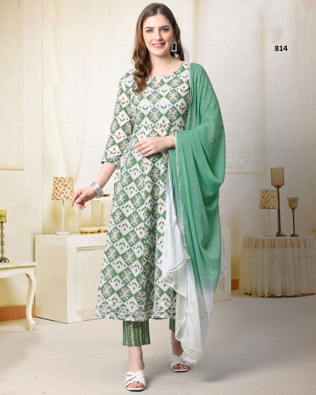 Trendy Printed 106 Regular Wear Wholesale Printed Readymade Suits
